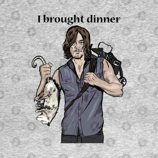 Daryl Brought Dinner by FanboyMuseum